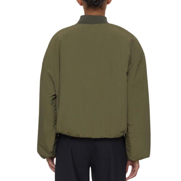 NEW CLOSED puffer bomber jacket in army - Picture 2 of 4